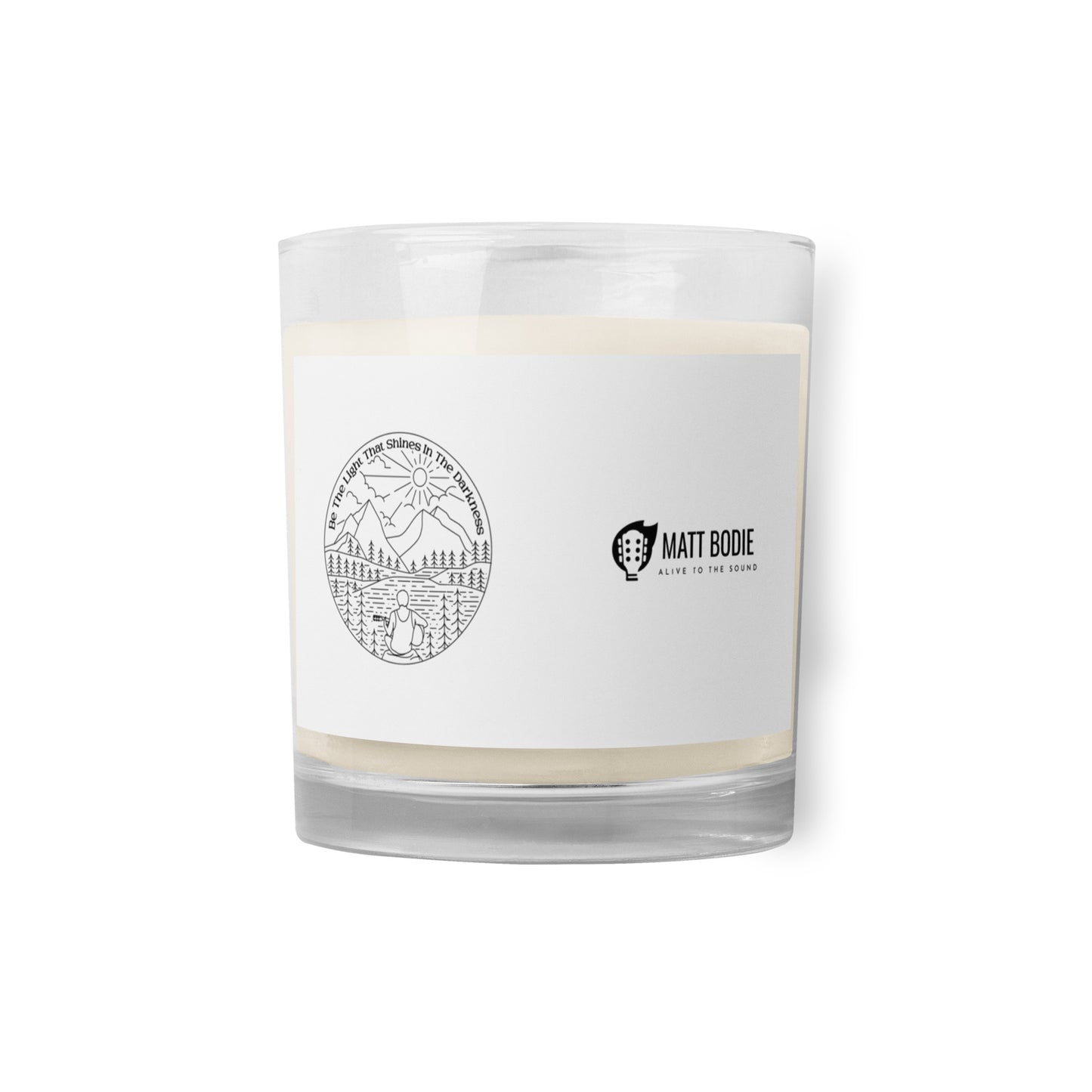 Be the Light Glass jar soy wax candle