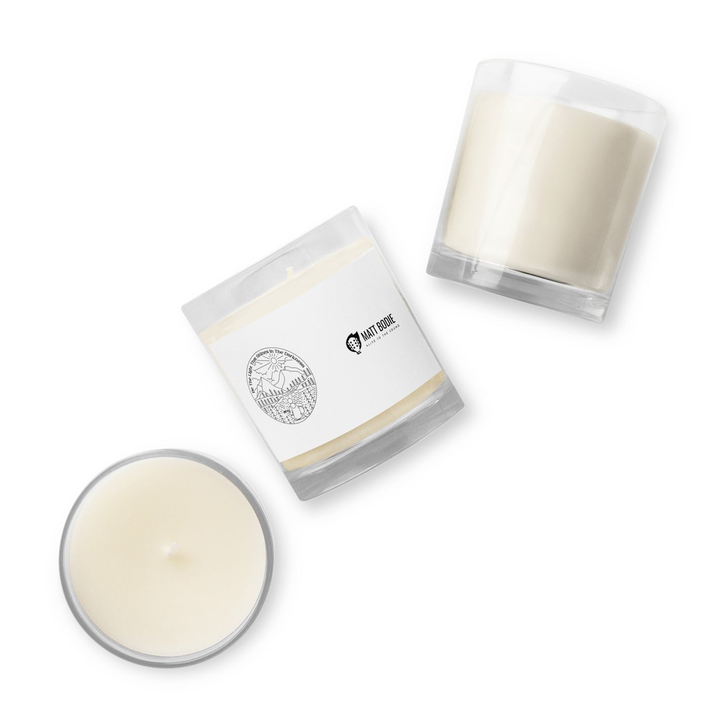 Be the Light Glass jar soy wax candle