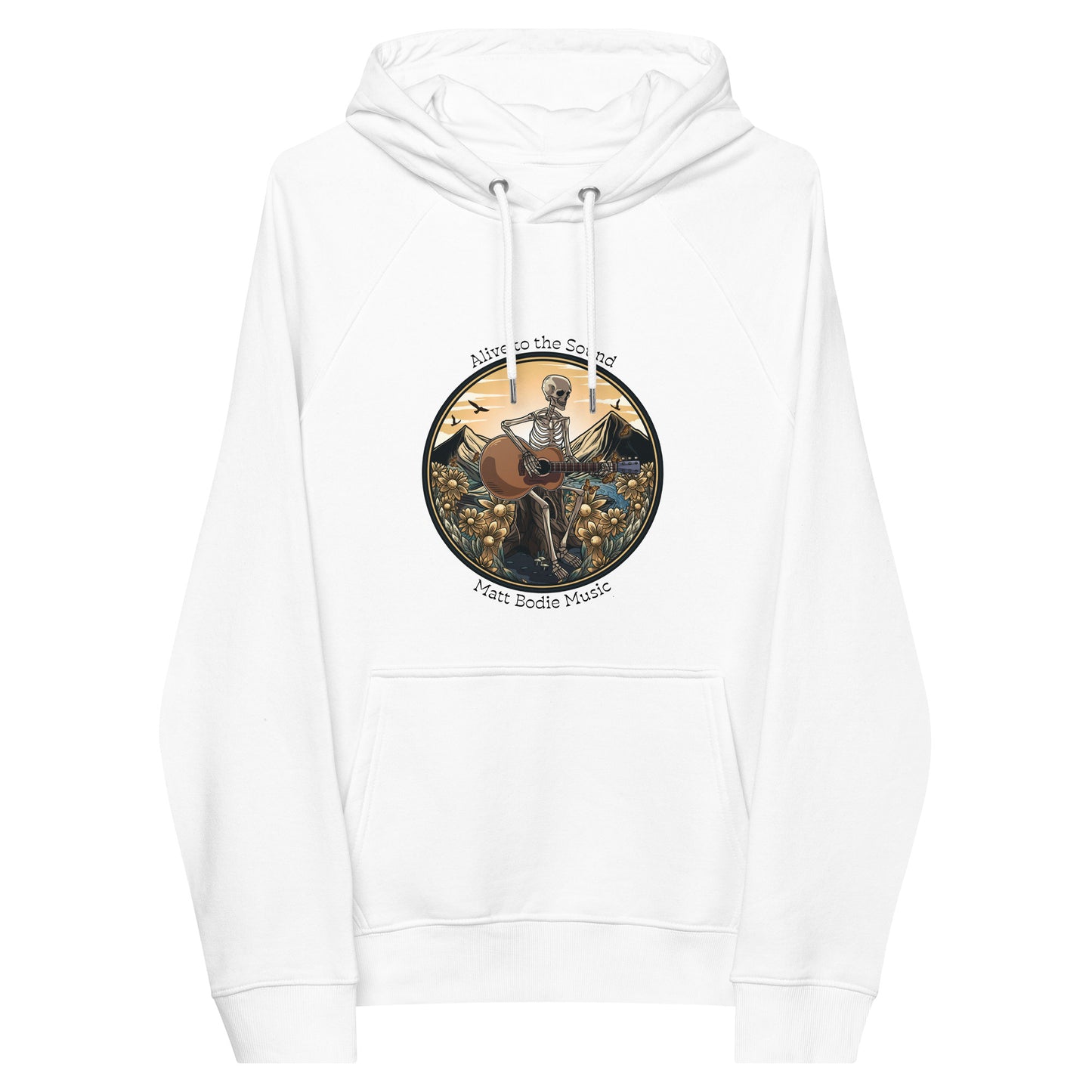 From Death to Life Unisex eco raglan hoodie