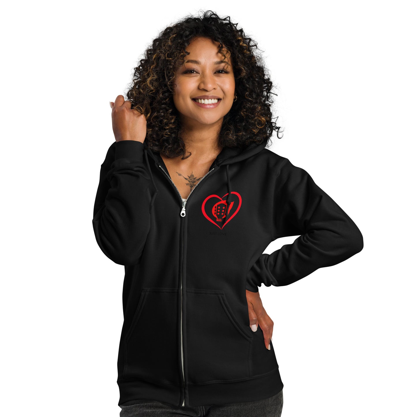 Just Love Unisex heavy blend zip hoodie